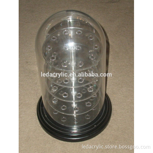 THIMBLE DISPLAY STAND WITH ACRYLIC DOME